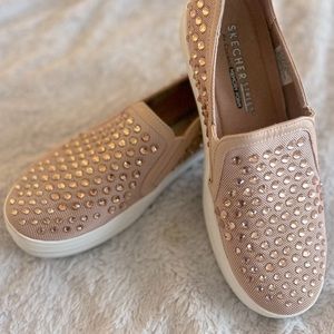 Skechers Street Air Cooled Memory Foam Pink Slip On Sneaker Women's 7